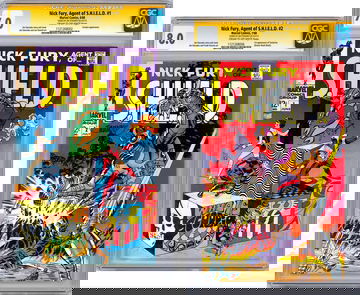 NICK FURY AGENT OF SHIELD #1-2 CGC SS 7.0-8.0 SIGN ORIG ARTIST JIM STERANKO 1968