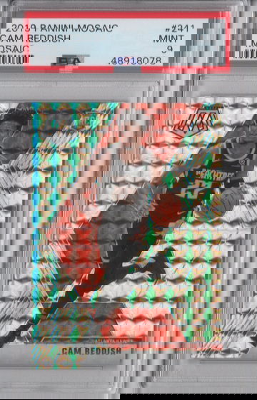 2019 Mosaic Cam Reddish Mosaic PSA 9