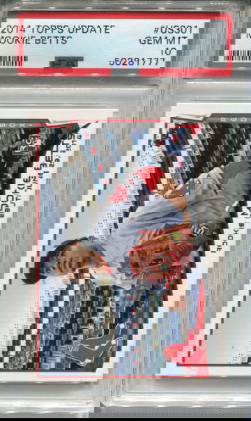 2014 TOPPS UPDATE #US301 MOOKIE BETTS PSA 10 GEM MINT