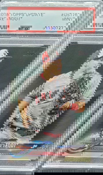 2018 Topps Update #US176 Mike Trout PSA 9