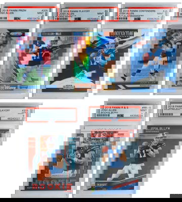 Josh Allen 2018 PSA 9 - Lot of 5