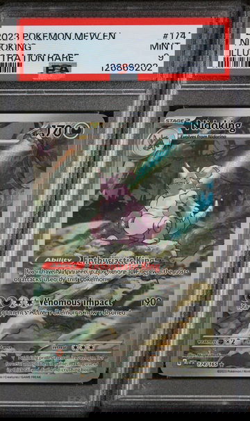 2023 Pokemon Scarlet and Violet 151 Illustration Rare Nidoking #174 PSA 9