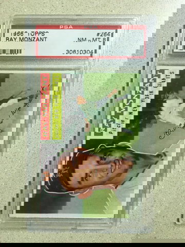 1956 Topps #264 Ray Monzant PSA 8 NM-MT GIANTS 