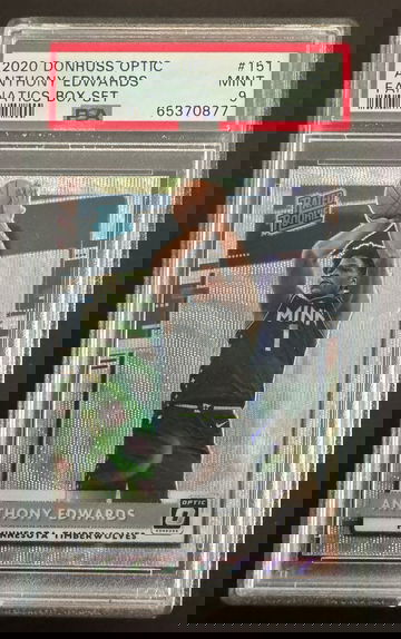 2020 Anthony Edwards Donruss Optic Fanatics PSA 10