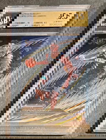 2019-20 Select Courtside #297 Zion Williamson RC BGS 9.5 Gem Mint