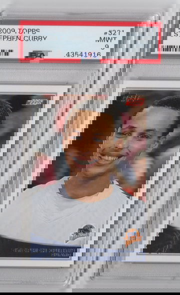2009 Topps Stephen Curry PSA 9