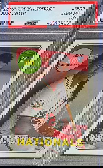 2018 Topps Juan Soto Rookie PSA 10