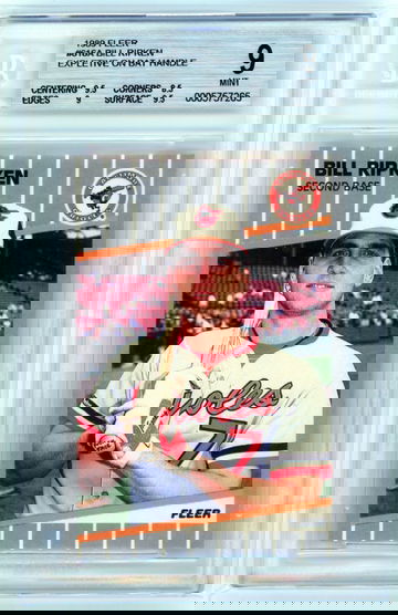 1989 Fleer #616A Bill Ripken Expletive on Bat Handle