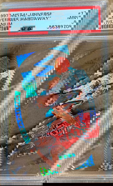 1997 Metal Universe Titanium Anfernee Hardaway PSA 9 Mint