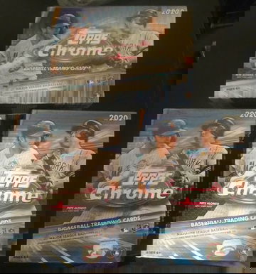 2020 Topps Chrome 3x Blaster Box lot