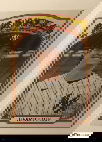 GERRIT COLE 2021 Topps Heritage #249 Mini Card SP #099/100 New York Yankees