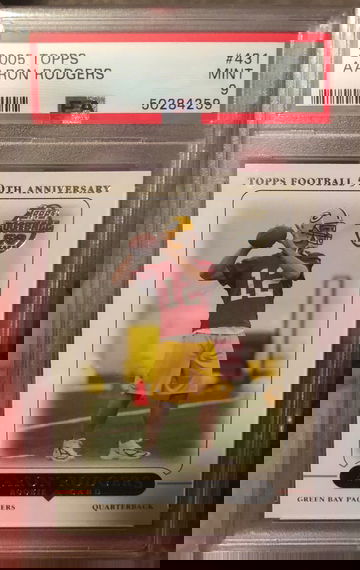 Aaron Rodgers 2005 Topps Rookie RC #431 PSA 9 MINT