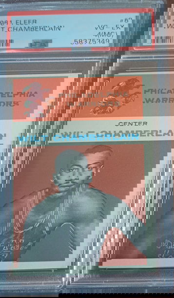 1961 Fleer Wilt Chamberlain PSA 4(MC)