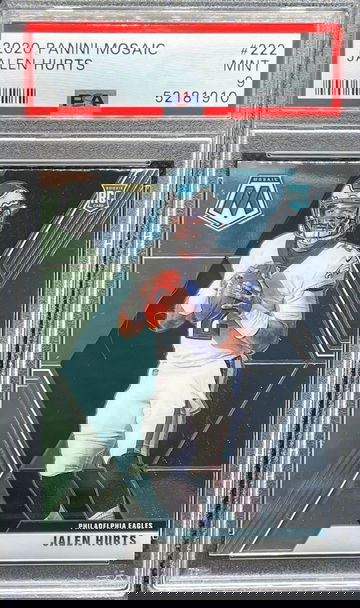 2020 Panini Mosaic Jalen Hurts RC PSA 9