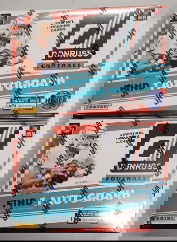 2021 Donruss Football Mega Box Factory Sealed - Lot of 2