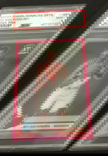 2019 Donruss Optic #188 Rui Hachimura Hyper Pink RC Rated Rookie PSA 9 Mint
