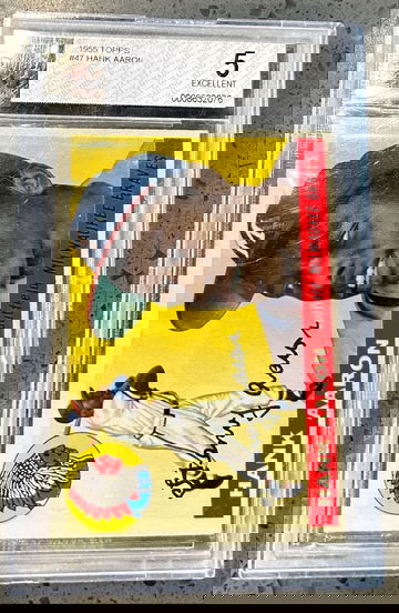 1955 Topps Hank Aaron BVG 5