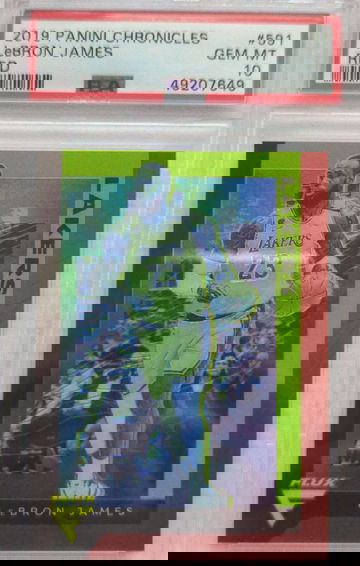 2019 Chronicles Flux Red Prizm LeBron James /149 ... PSA 10 POP 24