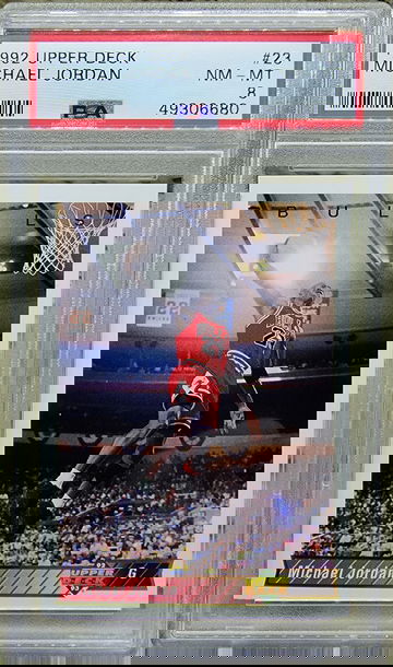 1992 Upperdeck Michael Jordan #23 PSA 8 NM-MT