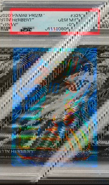 Justin Herbert Blue Wave PSA 10 /199