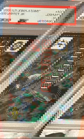 2000 UD Ionix Ken Griffey Jr. Atomic PSA 10