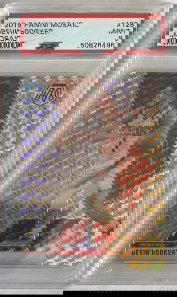 2019 Panini Mosaic Devin Booker Mosaic PSA 9 POP 5 SP