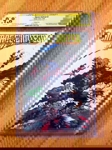 IMAGE UNITED #2 VARIANT CGC SS 9.8 2009 Signature series signed Greg Capullo