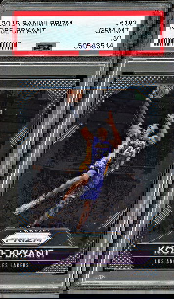 2015-16 Panini Prizm Kobe Bryant #182 PSA 10