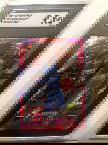 2019-20 Prizm Pink Ice Terance Mann SGC 9.5