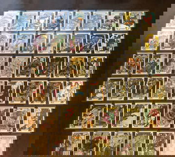  1989 TODD MCFARLANE TRADING CARD COMPLETE SET MARVEL 1-45 SPIDERMAN VENUM 