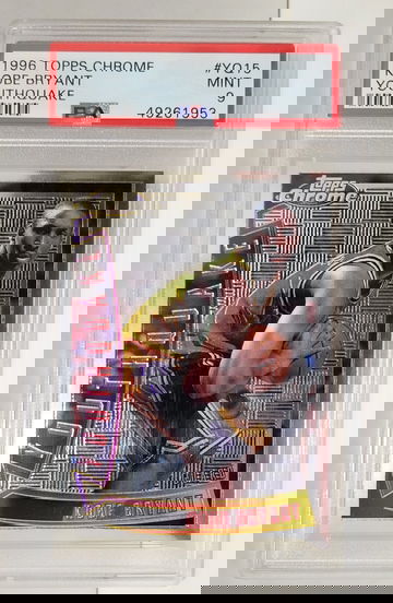 1996-97 Topps Chrome Youthquake Kobe Bryant RC #YQ15 - PSA 9 MINT Rookie