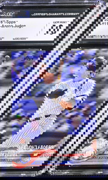 2018 TOPPS AARON JUDGE #111 CGC 10