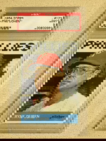 1964 Topps #173 Ryne Duren PSA 9 MINT PHILLIES 