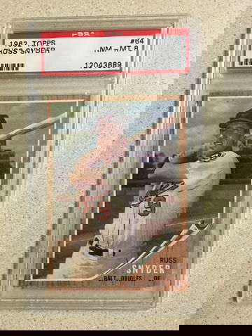 1962 Topps #64 Russ Snyder PSA 8 NM-MT ORIOLES 