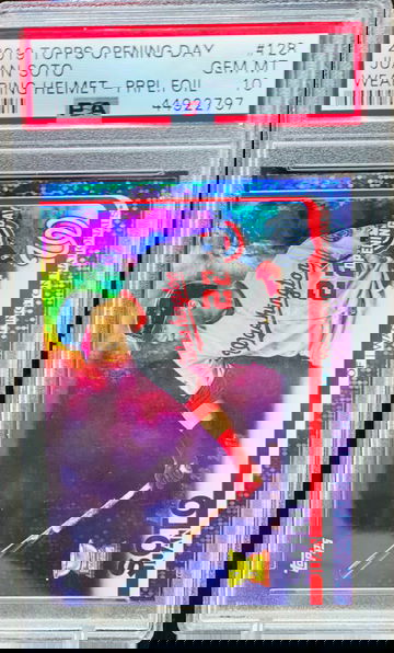 2019 Juan Soto Purple Rookie Cup PSA 10 