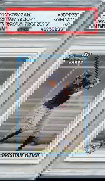 Christian Yelich Bowman Draft PSA 10