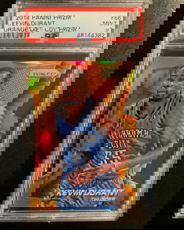 2014 Prizm Kevin Durant Orange Die-cut /139 PSA 9 Mint