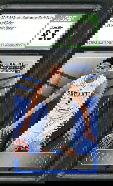 2015-16 Panini Contenders Draft Picks School Colors Devin Booker Rookie Rc #15 CSG 9.5 Gem Mint