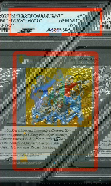 💎2022 Metazoo Magicast Metapoo #3 APRIL FOOLS-Holo| PSA 10 |👻🧨LOW PRINT RUN🏆