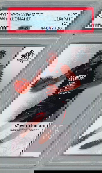 Kawhi Leonard 2011 SP Authentic