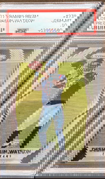 2017 Prizm Deshaun Watson RC #279 PSA 10 Gem Mint Rookie Card