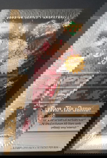 2003-04 Upper Deck Series 1 Basketball Sealed Hobby Box Poss. Lebron James Rookie Cards 2003 2004