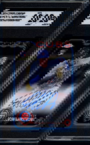 2024 Topps Chrome Pete Crow-Armstrong #RA-PC Rookie Auto SGC 10