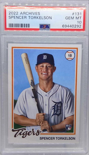 2022 Archives #131 Spencer Torkelson RC PSA 10 LOW POP