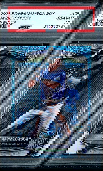 2025 Bowman Mega Box Chrome Prospects Charlie Condon #BCP-75 PSA 10 POP 13