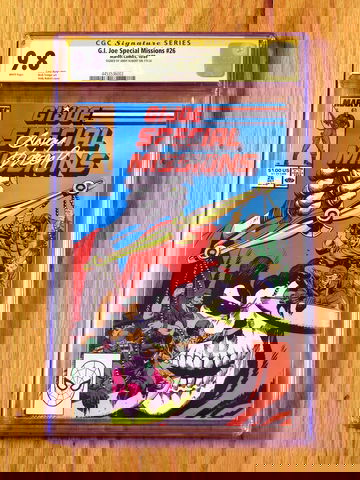 G.I. JOE SPECIAL MISSIONS #26 CGC SS 9.8 Signature Series signed Andy Kubert HTF