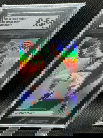 2019-2020 Panini Mosaic Jayson Tatum Silver SGC 9.5