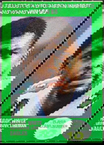 1990 All Brands Other British Petroleum #NNO Reggie White Philadelphia Eagles