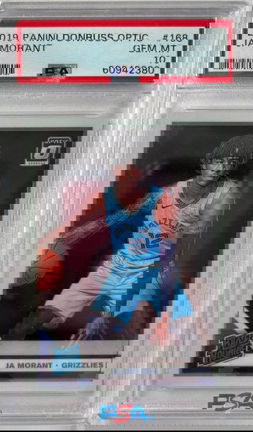 2019 Panini Donruss Optic Ja Morant RC Rookie Card PSA 10 Gem Mint