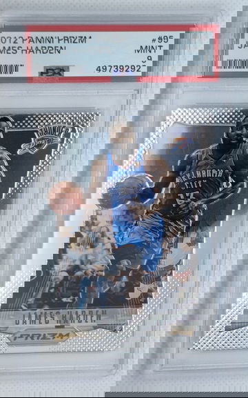 JAMES HARDEN 2012 Panini Prizm #95 thunder NETS - PSA 9 MINT